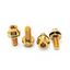 4Pcs M5x12mm Titanium Bolts with Washer for MTB Bike Bottle Cage Screw Titanium Bicyce Hardware