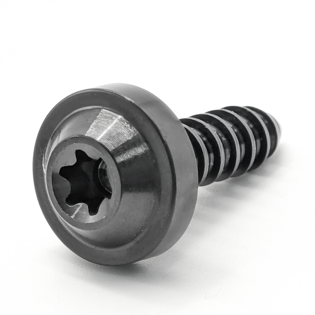 Titanium Bolt M4 x12 15mm M5 x 15 18mm Self-Tapping Torx Head Screws for Bike Motorcycle Car Boat Ti Fasteners