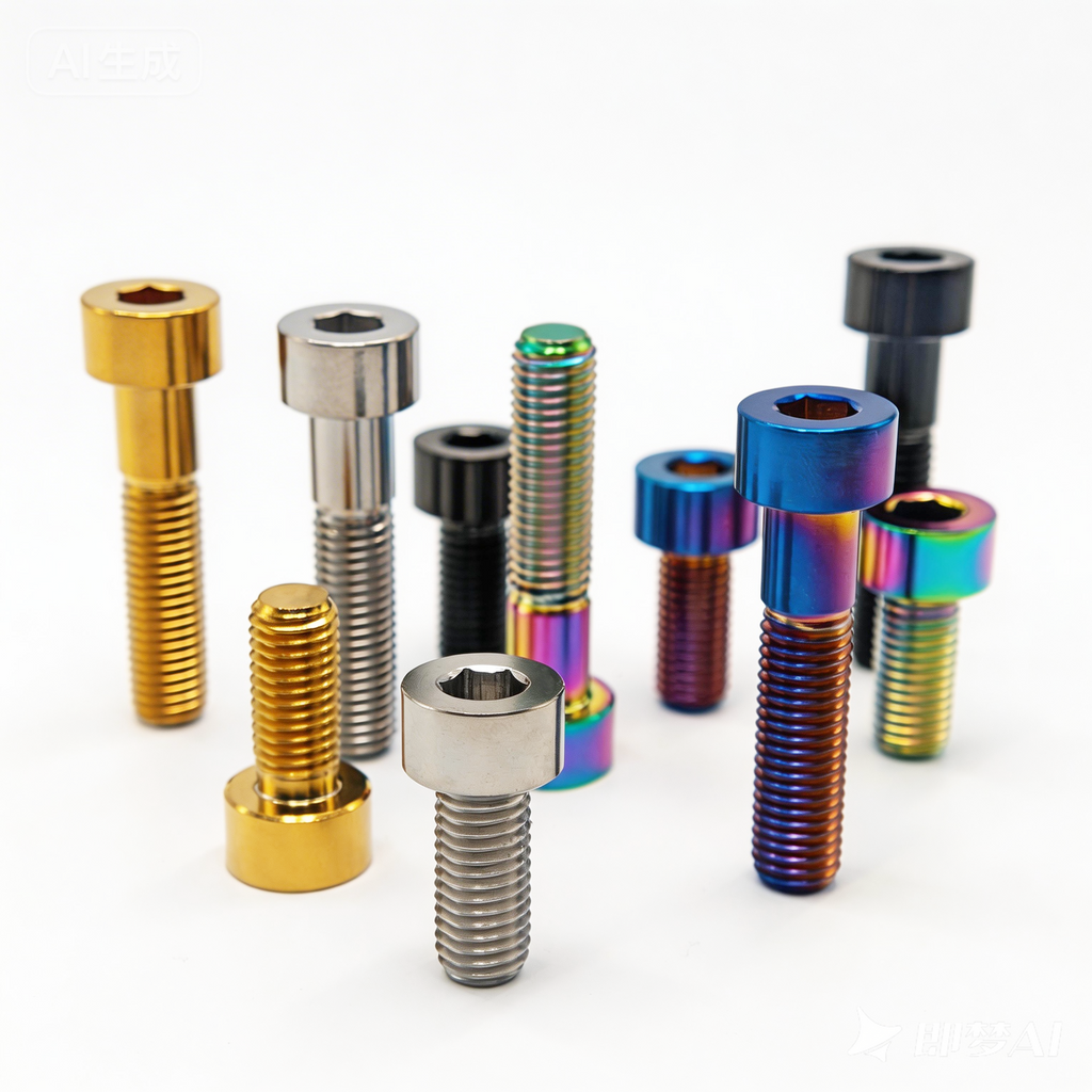 M8 x 20 30 40 50 60mm Titanium Bolt Fastener Hex Socket Screws for Honda Motorcycle Bicycle Scooter