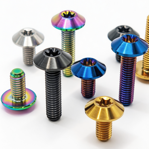 Titanium Bolts M5 M6 Lightweight Screws for Bicycle Motorcycle Bike Parts Accessories