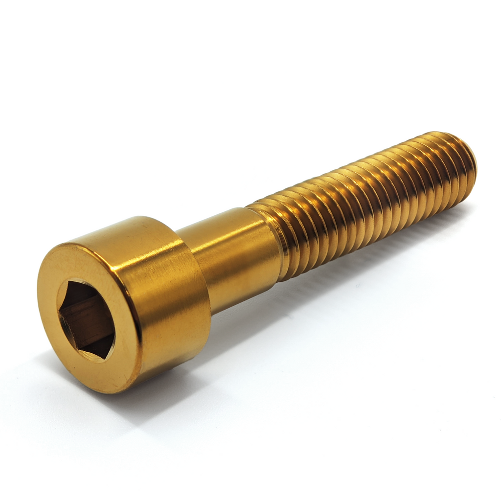 Titanium Bolt M6 Hex Socket Upgrade Screws for Bicycle Motorcycle Scooter - Lengths 10-60mm