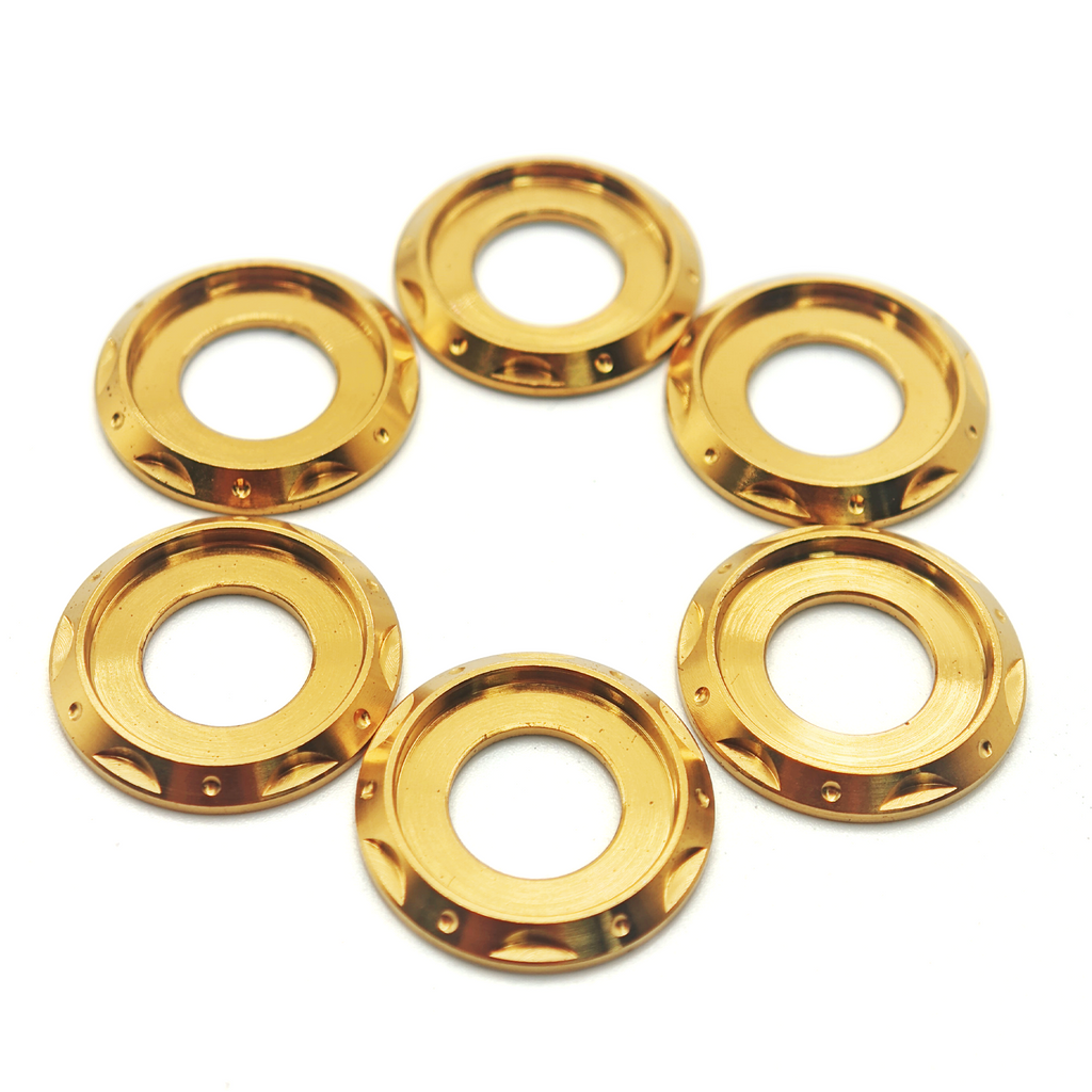 TC4 Titanium Step Washers M6 M8 M10 Lock Washer for Screws Nuts Bolts