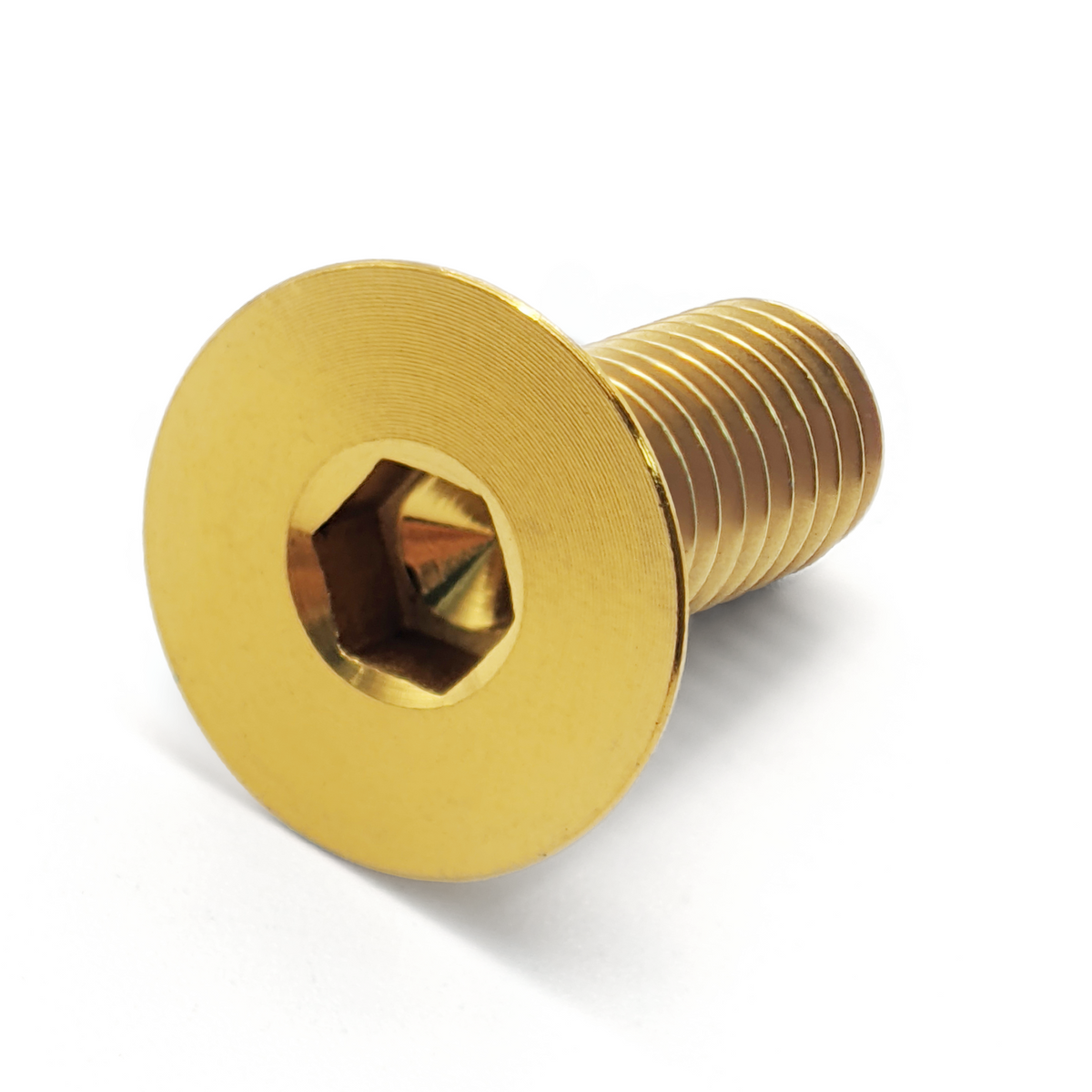 Bike Stem Countersunk Screw M6 x 25 30 35 40mm Titanium Alloy Flat Head Headset Cap Bolt Bike Headset Stem Top Cap Fixing Bolts