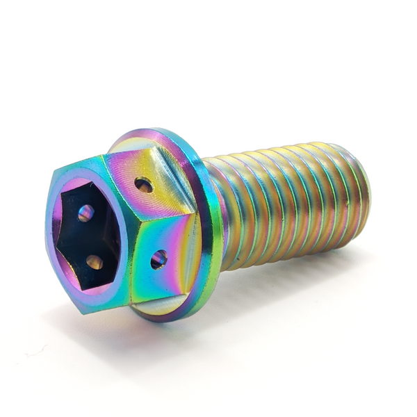 Titanium Bolt M6 Hex Head Screws for Bike MTB Bike Motorcycle Bicycle Lightweight Fasteners