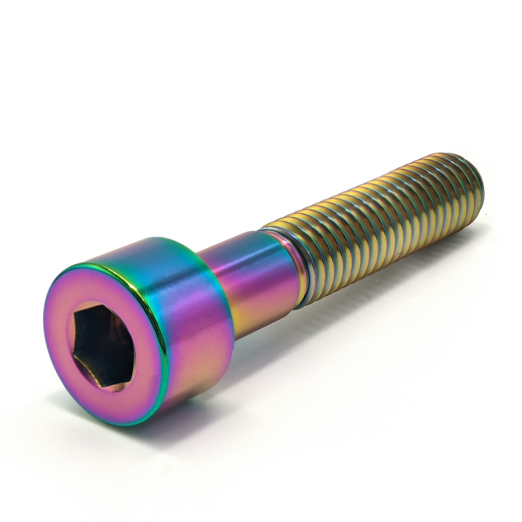 Titanium Bolt M6 Hex Socket Upgrade Screws for Bicycle Motorcycle Scooter - Lengths 10-60mm