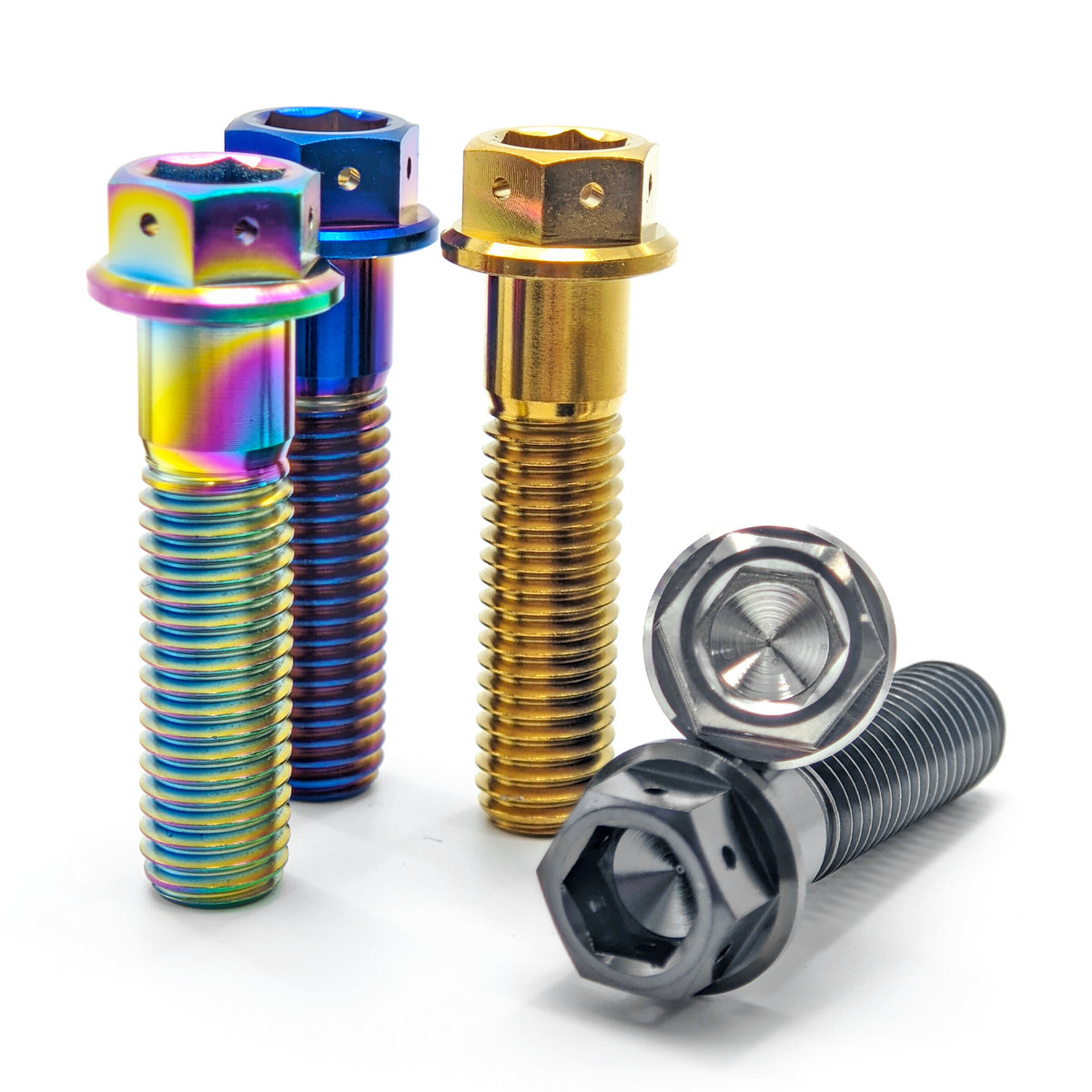 Titanium Bolt M6 Hex Head Screws for Bike MTB Bike Motorcycle Bicycle Lightweight Fasteners