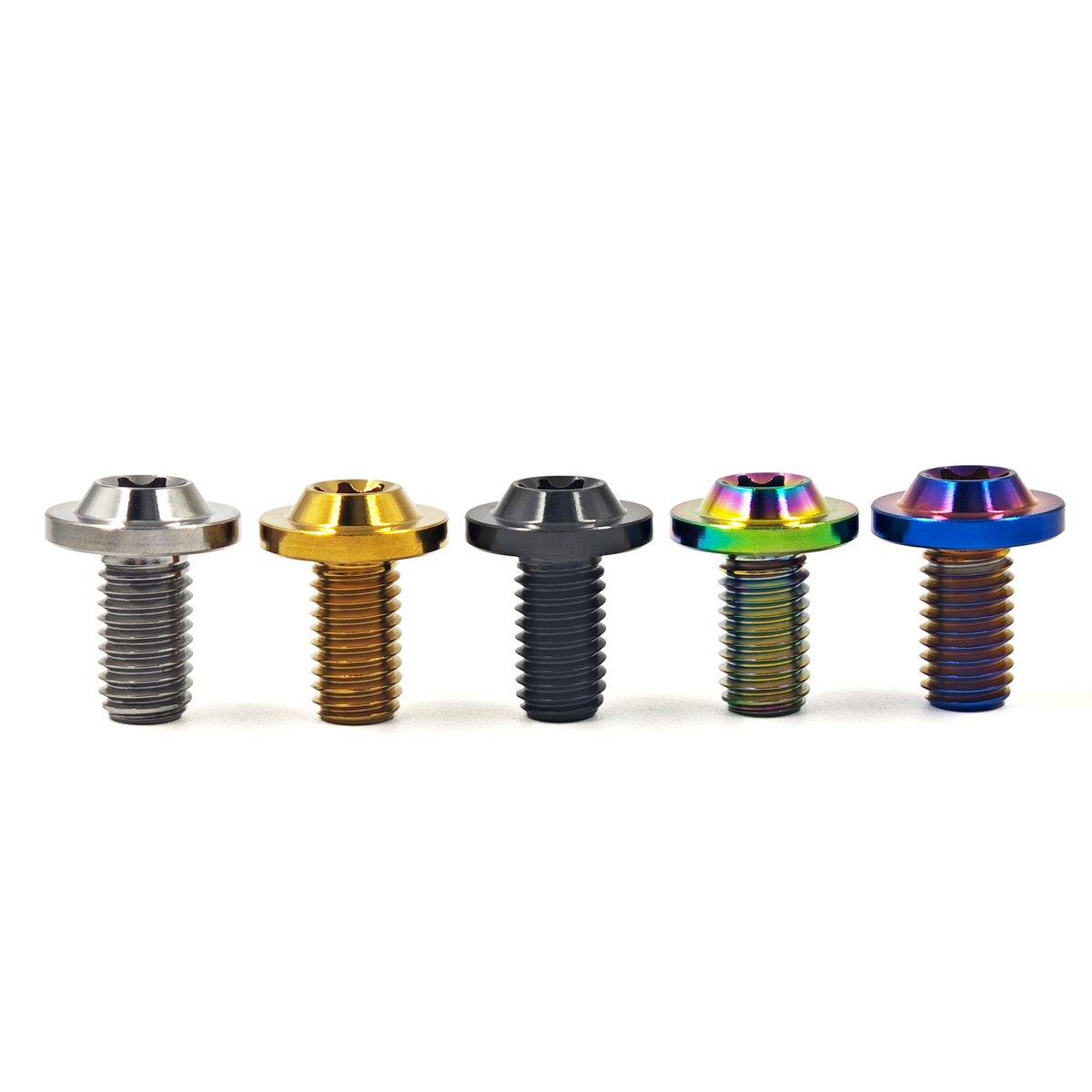 M6 M8 Titanium Bolts for Motorcycle Bike Car Disc Brakes Screws Lightweight Upgrade Fasteners