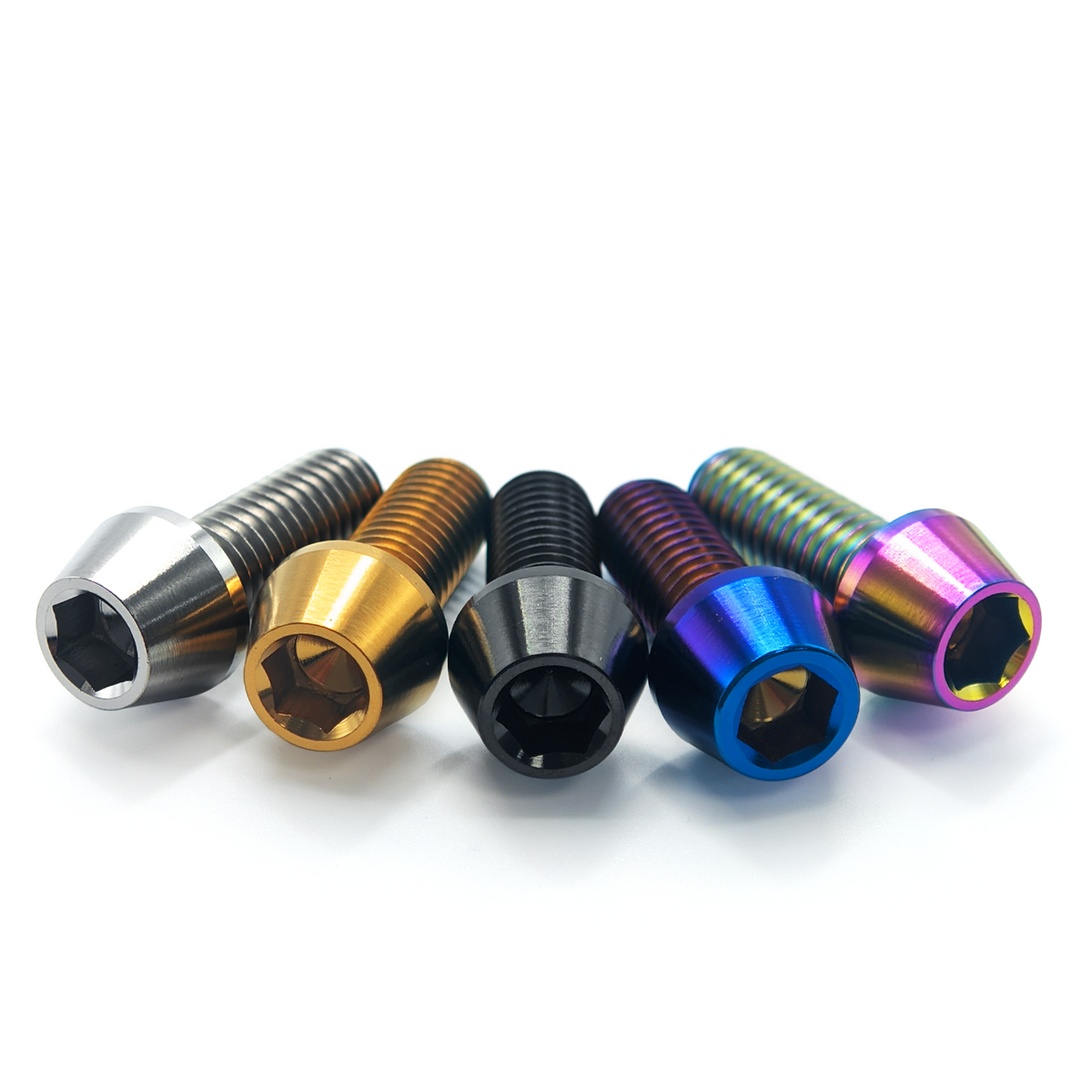 M5 M6 M8 Titanium Bolts, Hexagon Socket Screws for MTB Bike Stem / Bicycle Motorcycle Accessory Parts