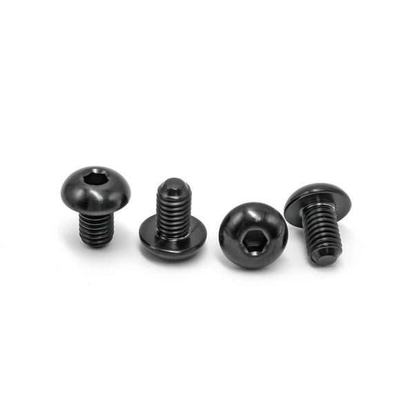 TC4 Titanium Bolts Bicycle Water Bottle Cage M5x8 10 12mm Button Head Allen Key Bolt Disc Brake Cycle Rotor Screws