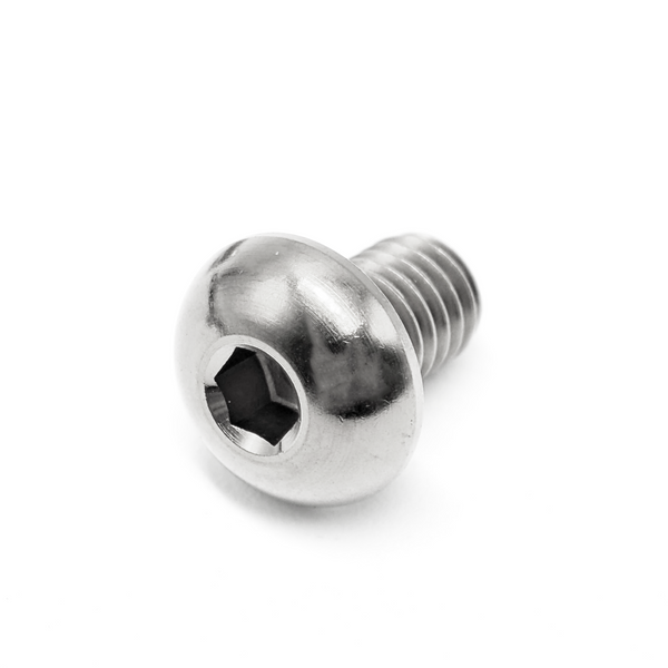 TC4 Titanium Bolts Bicycle Water Bottle Cage M5x8 10 12mm Button Head Allen Key Bolt Disc Brake Cycle Rotor Screws