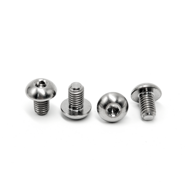 TC4 Titanium Bolts Bicycle Water Bottle Cage M5x8 10 12mm Button Head Allen Key Bolt Disc Brake Cycle Rotor Screws