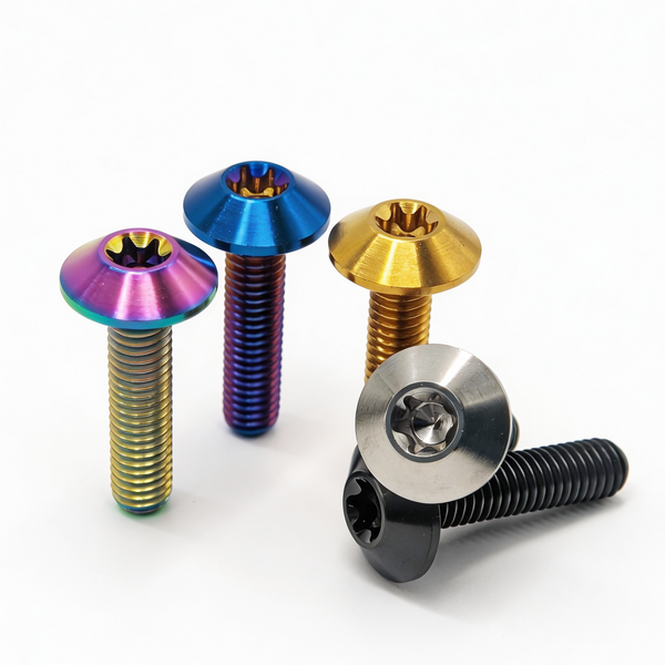 Titanium Bolts M5 M6 Lightweight Screws for Bicycle Motorcycle Bike Parts Accessories