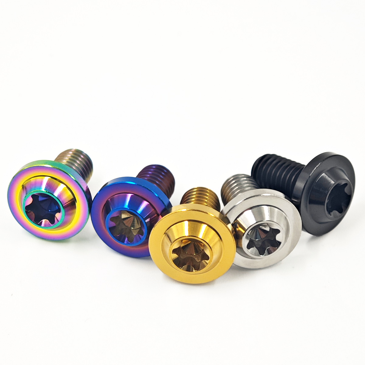 M6 M8 Titanium Bolts for Motorcycle Bike Car Disc Brakes Screws Lightweight Upgrade Fasteners