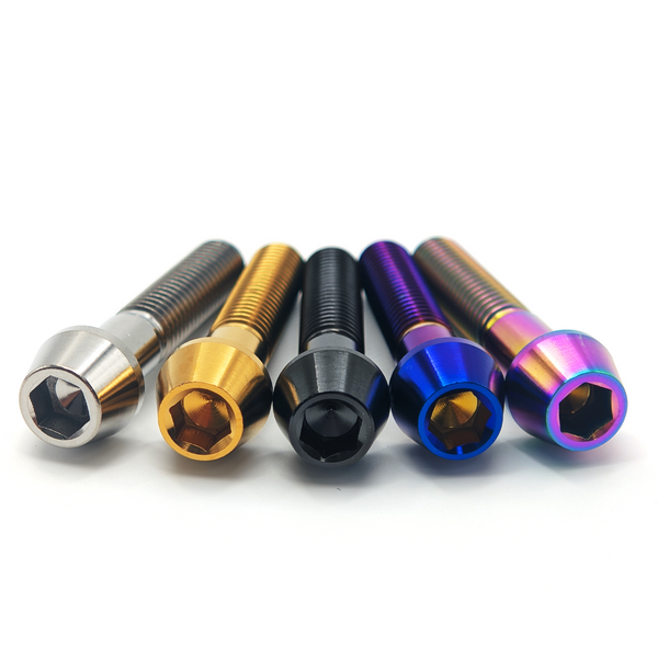 M5 M6 M8 Titanium Bolts, Hexagon Socket Screws for MTB Bike Stem / Bicycle Motorcycle Accessory Parts
