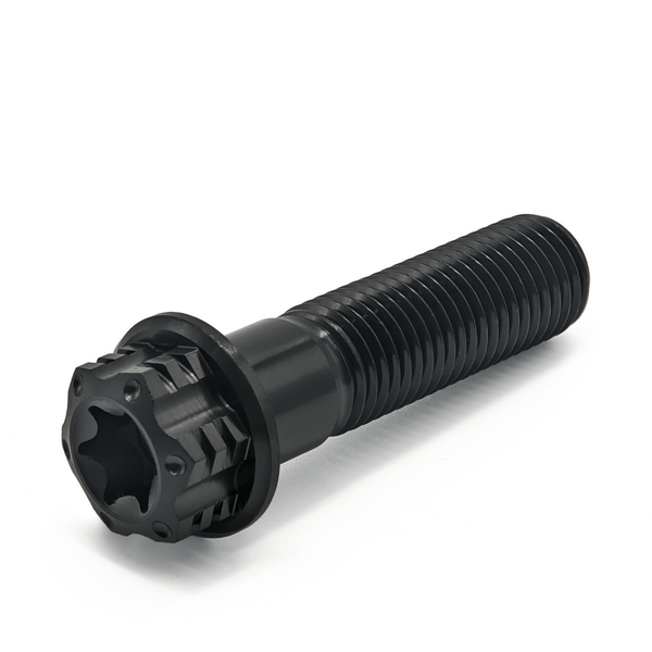 M5 M6 M8 x 15 20 25 30 35 40 45 50 55mm Flanged Hex Head Bolts, TC4/Gr5 Titanium Alloy Screws Strenth 10.9