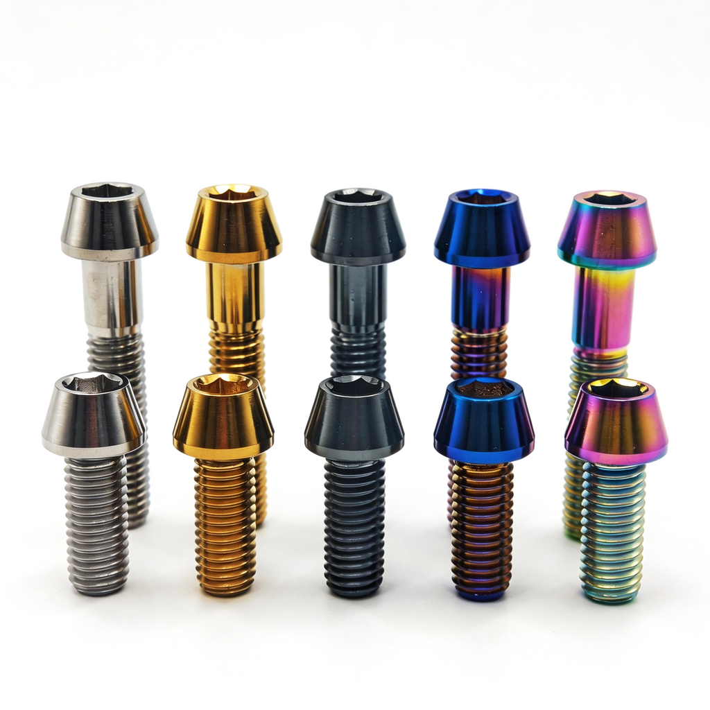 M5 M6 M8 Titanium Bolts, Hexagon Socket Screws for MTB Bike Stem / Bicycle Motorcycle Accessory Parts