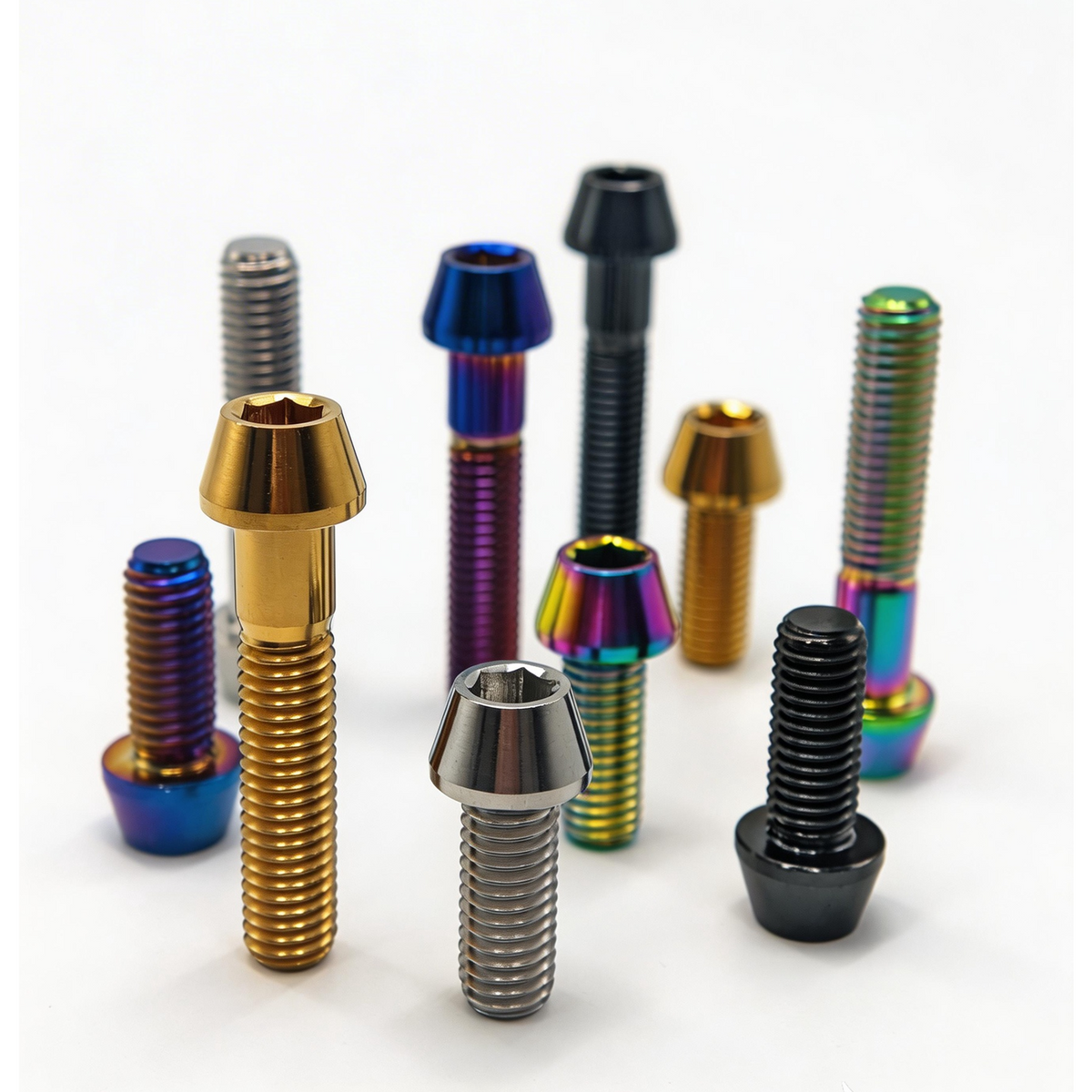 Titanium Bolt M4 X 8 15 20 25mm Screw for MTB Road Bicycle Seatpost Headset Brake - Bike Hardware Accessory