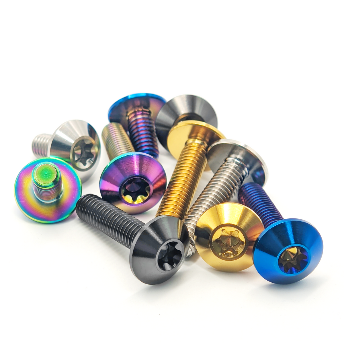 Titanium Bolts M5 M6 Lightweight Screws for Bicycle Motorcycle Bike Parts Accessories