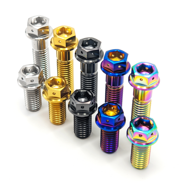 Titanium Bolt M8 Hexagon Screws for Bike MTB Bike & Bicycle Motorcycle Car Boat Accessory Parts
