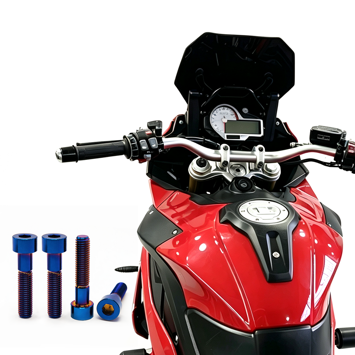 4Pcs Titanium Bolt Handlebars Screw for BMW Motorcycle R nineT 16 Pure Racer Urban F700 F800