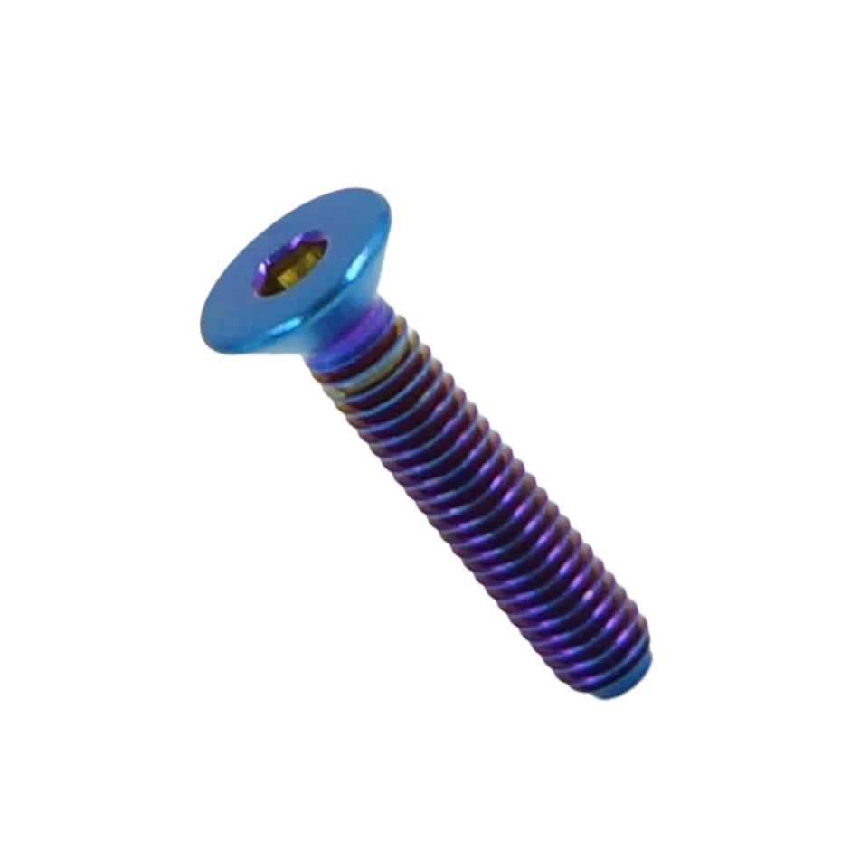 Titanium Bolt M4 M5 M6 Countersunk Screws for Bike Car Scooter Skateboard - Hardware Accessory
