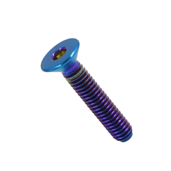 Titanium Bolt M4 M5 M6 Countersunk Screws for Bike Car Scooter Skateboard - Hardware Accessory