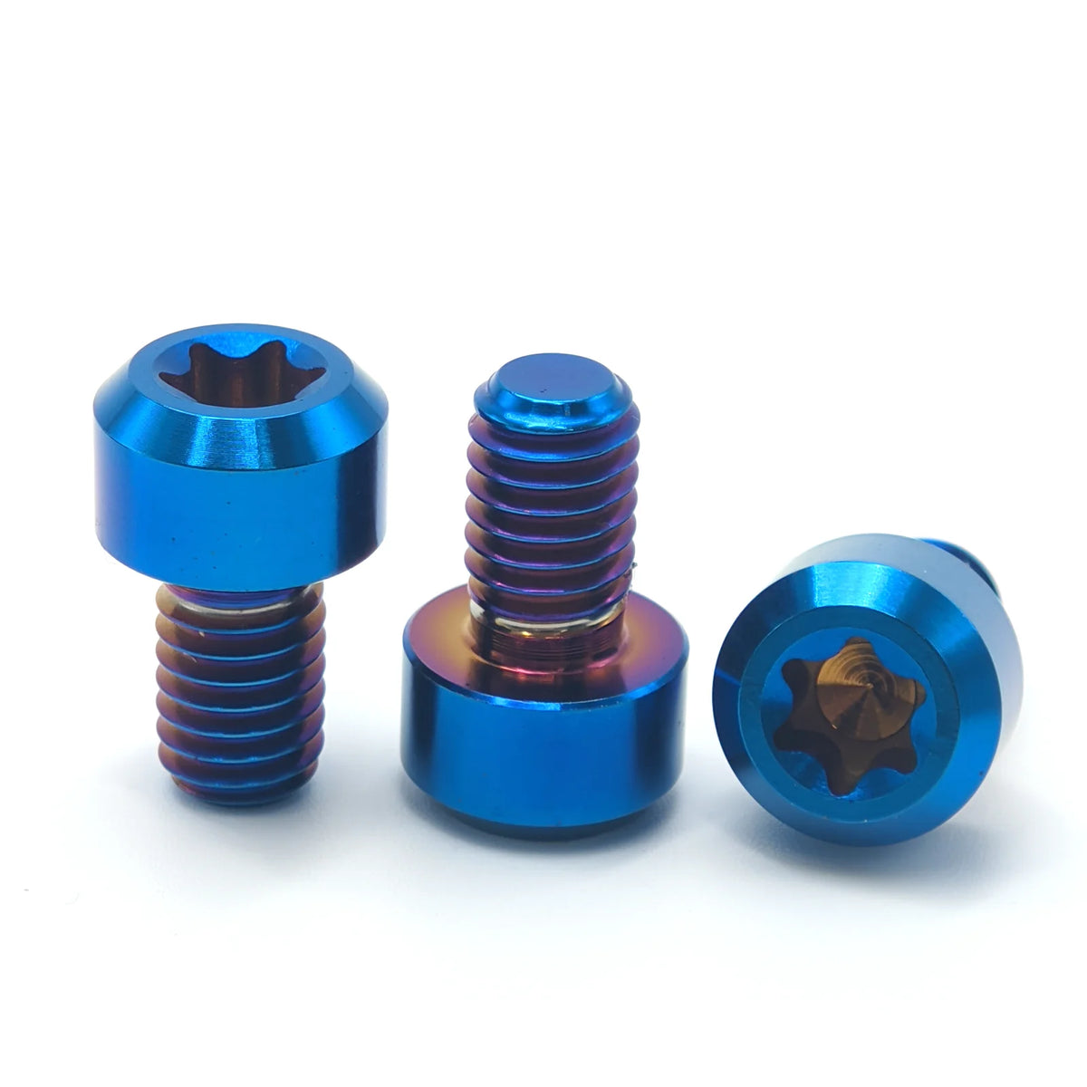 M5 M6 M8 Titanium Bolts, Length 10-50mm Hexagon Socket Torx Drive Screws for MTB Bike Stem / Bicycle Motorcycle