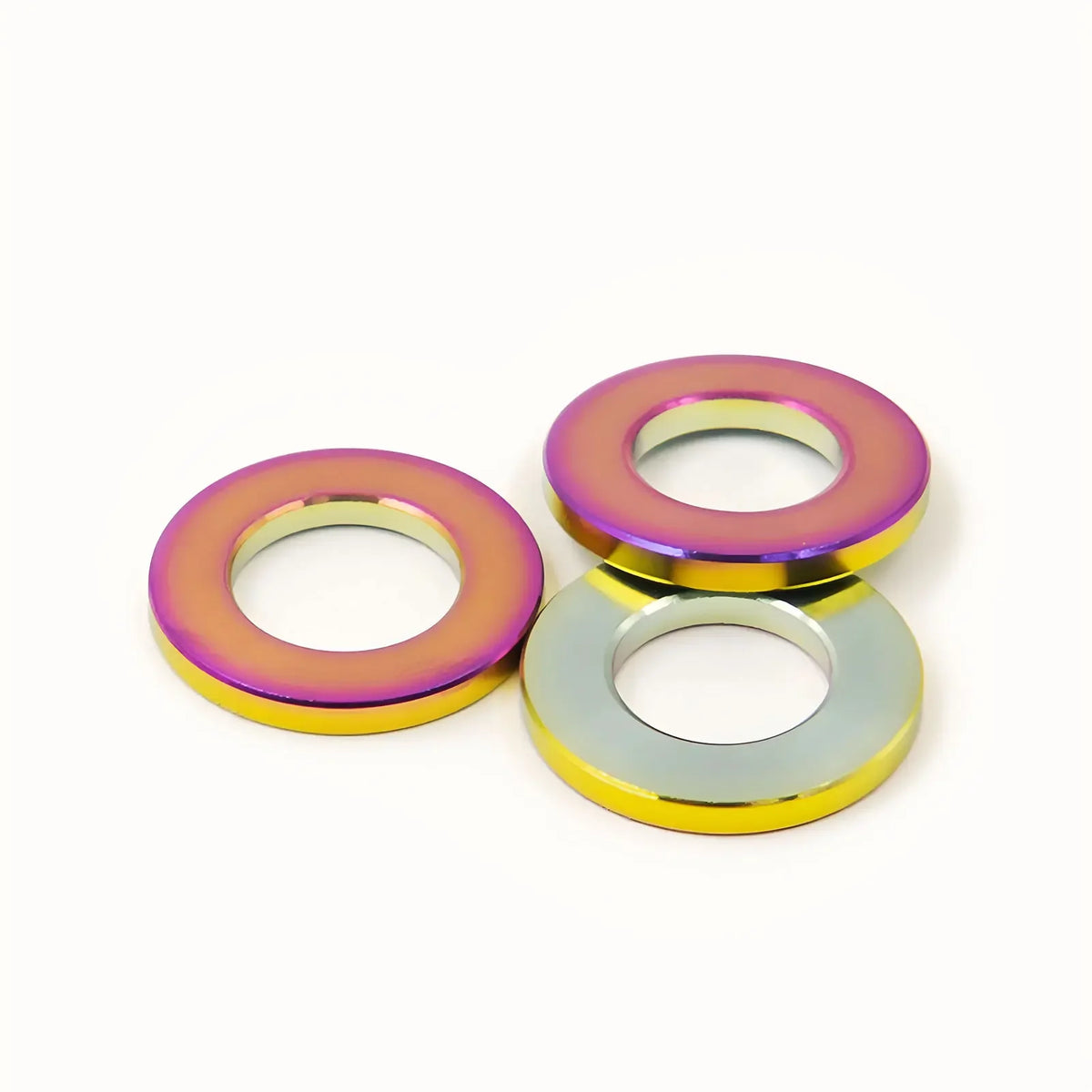 Titanium Alloy Flat Washers for M5 M6 M8 M10 Bolts Bike Motorcycle Car Screws Fasteners Durable Hardware Accessories