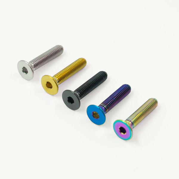 Titanium Bolt M4 M5 M6 Countersunk Screws for Bike Car Scooter Skateboard - Hardware Accessory