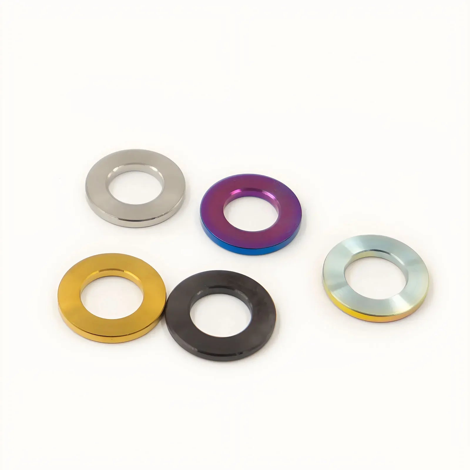 Titanium Alloy Flat Washers for M5 M6 M8 M10 Bolts Bike Motorcycle Car Screws Fasteners Durable Hardware Accessories Secondary image