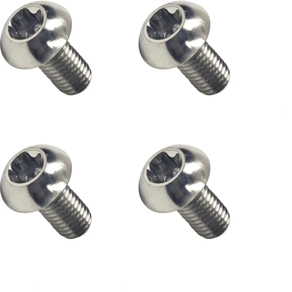 4Pcs M5x12mm Titanium Bolts for MTB Bike Bottle Cage Screw Titanium Bike Hardware