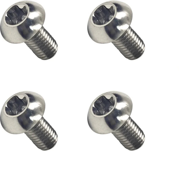4Pcs M5x12mm Titanium Bolts for MTB Bike Bottle Cage Screw Titanium Bike Hardware