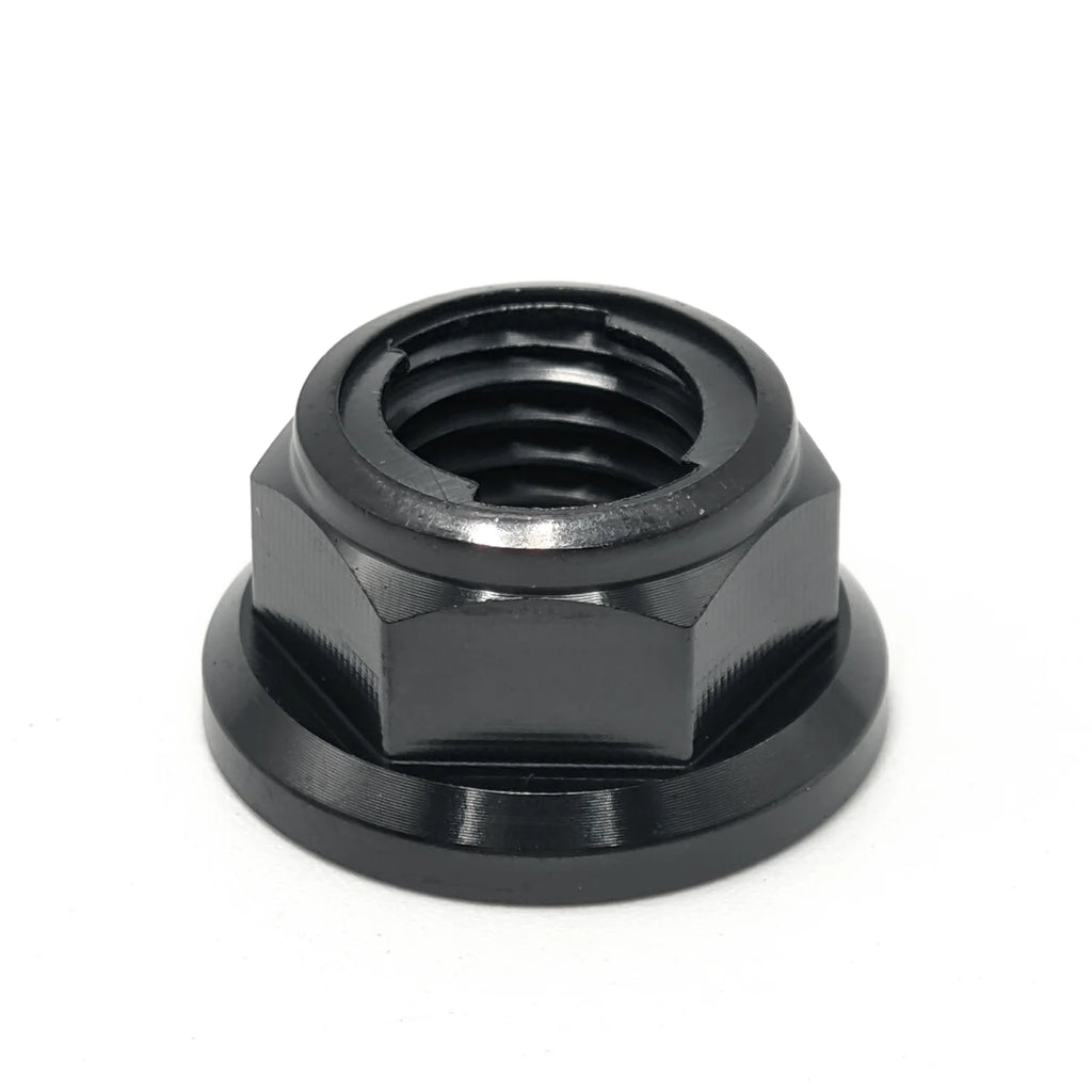 Hex Flange Lock Nuts M5 M6 M8 M10 M12, TC4/Grade 5 Titanium Alloy for Bolt