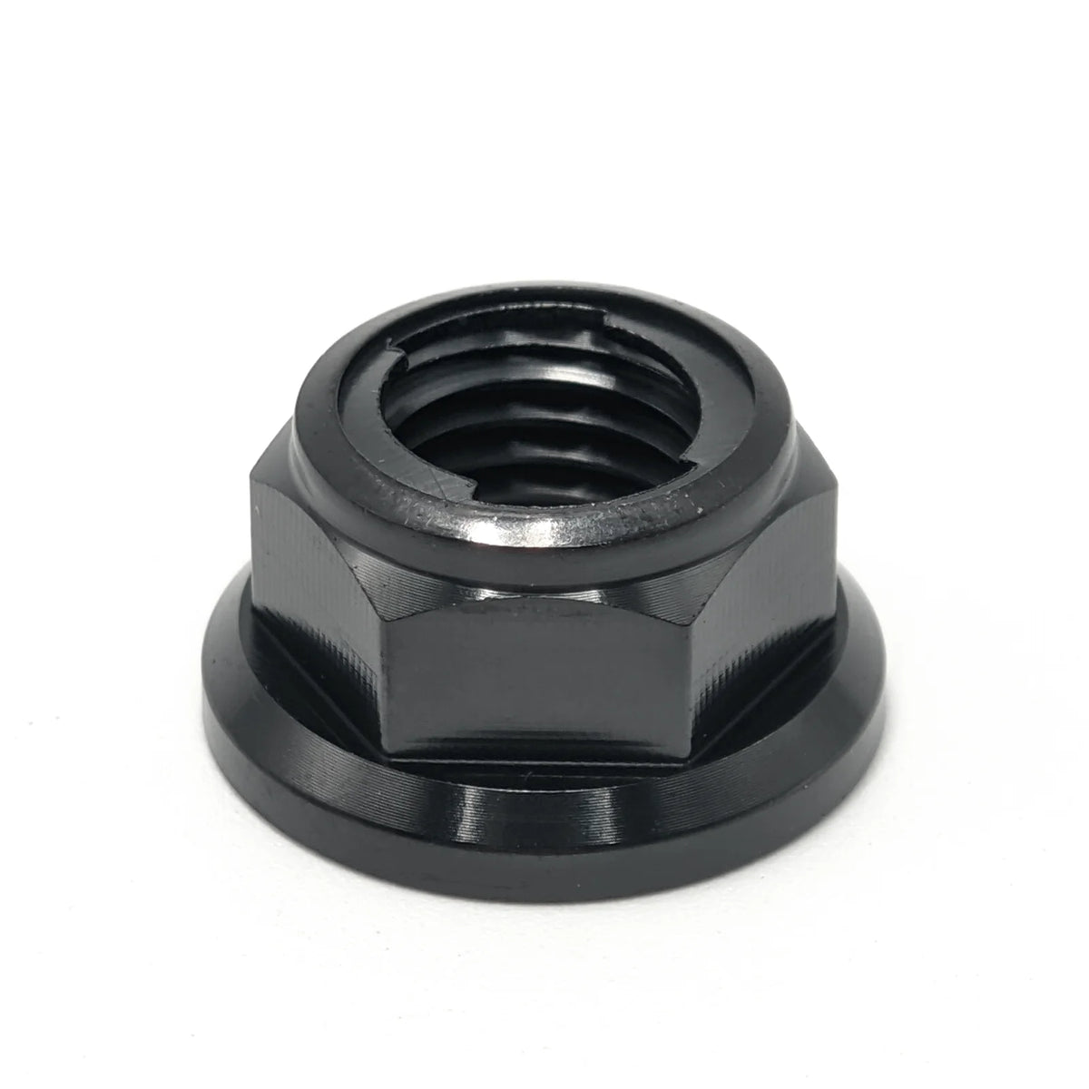 Hex Flange Lock Nuts M5 M6 M8 M10 M12, TC4/Grade 5 Titanium Alloy for Bolt