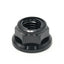 Hex Flange Lock Nuts M5 M6 M8 M10 M12, TC4/Grade 5 Titanium Alloy for Bolt