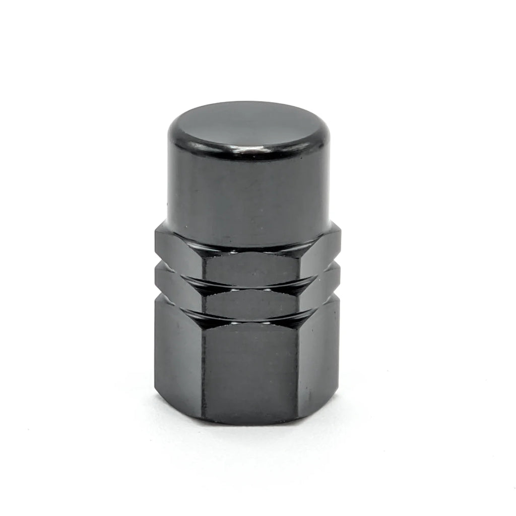 Grade 5 Titanium Car Tire Valve Caps Stem Cover Wheel Rim Nuts Hexagon Screw-On Design  (16 x φ 8.9 mm)