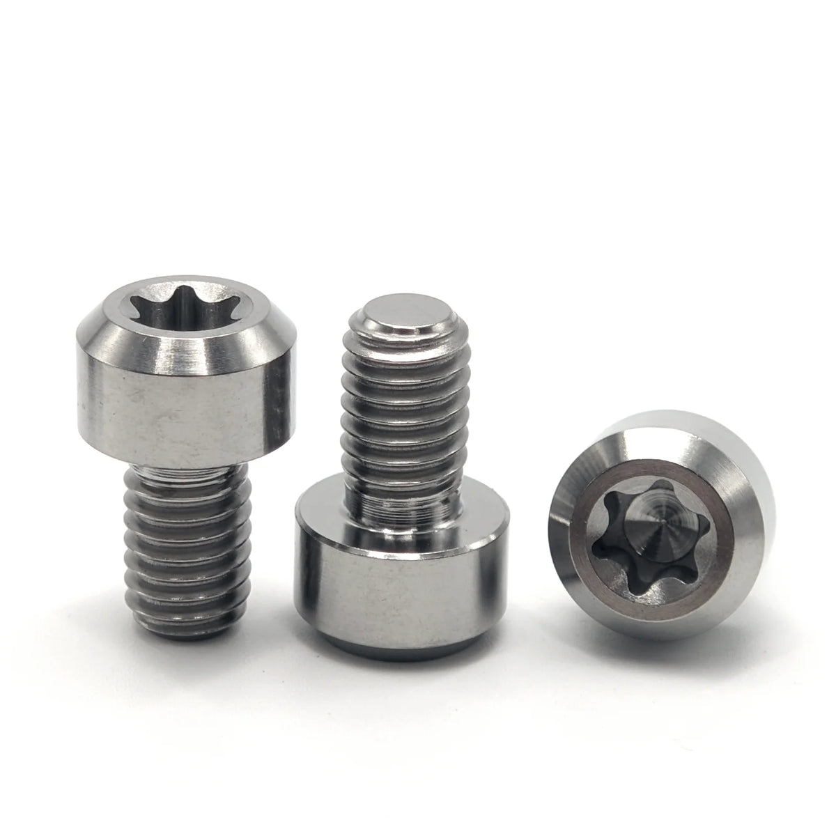 M5 M6 M8 Titanium Bolts, Length 10-50mm Hexagon Socket Torx Drive Screws for MTB Bike Stem / Bicycle Motorcycle