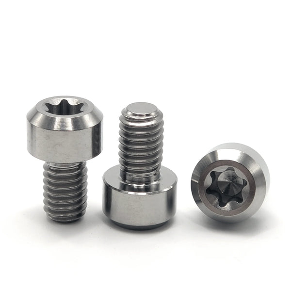 M5 M6 M8 Titanium Bolts, Length 10-50mm Hexagon Socket Torx Drive Screws for MTB Bike Stem / Bicycle Motorcycle