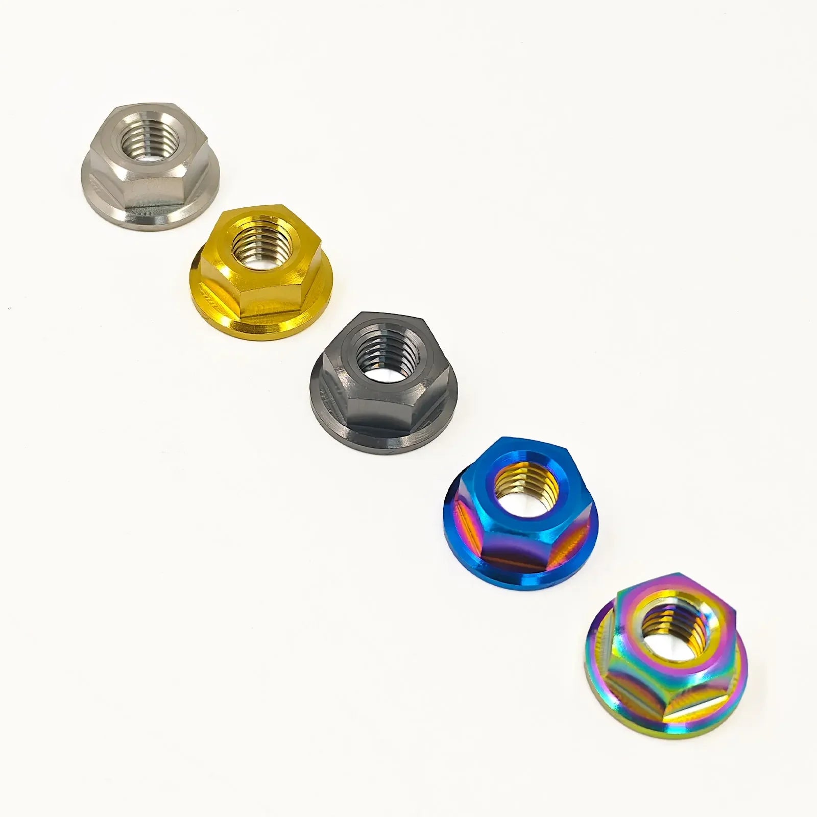 Titanium Alloy M8 Hex Nut for Bike Motorcycle Car Boat Accessory Parts Secondary image