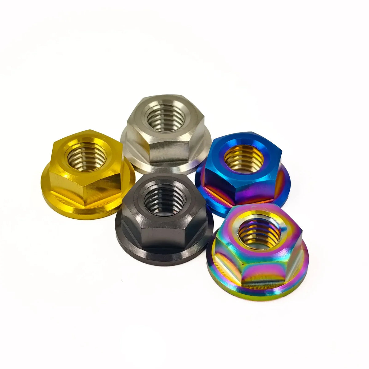 Titanium Alloy M8 Hex Nut for Bike Motorcycle Car Boat Accessory Parts Main image