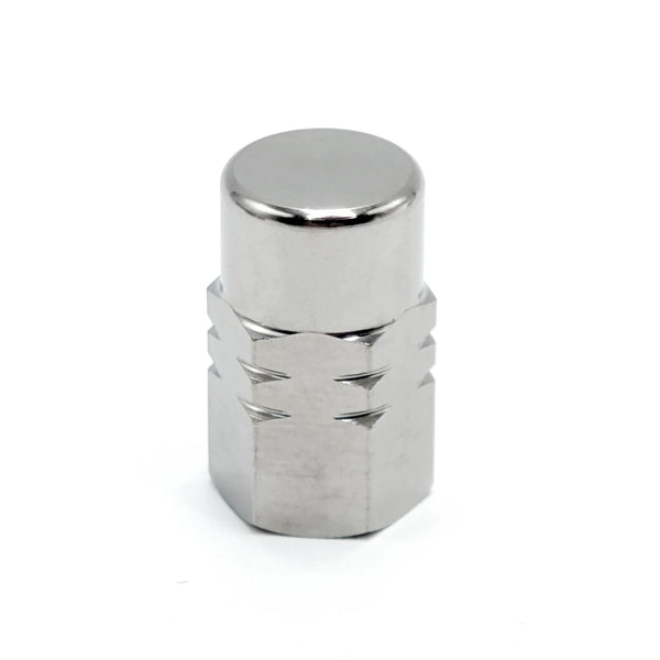 Grade 5 Titanium Car Tire Valve Caps Stem Cover Wheel Rim Nuts Hexagon Screw-On Design  (16 x φ 8.9 mm)