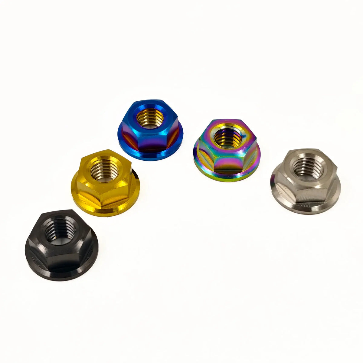 Hex Flange Nuts M5 M6 M8 M10 M12 M14 M16, TC4/Grade 5 Titanium Alloy for Bolt Main image