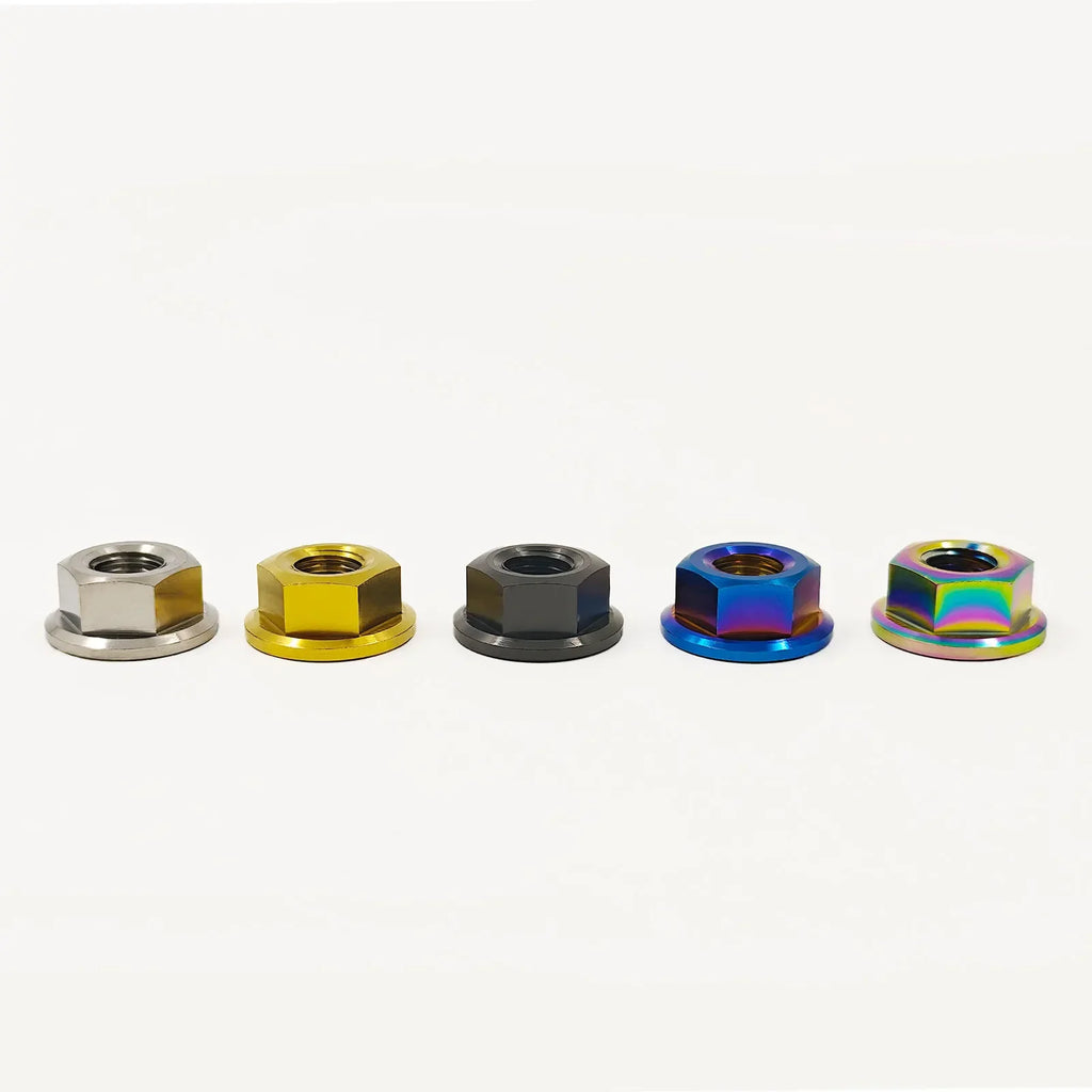 Titanium Alloy M8 Hex Nut for Bike Motorcycle Car Boat Accessory Parts