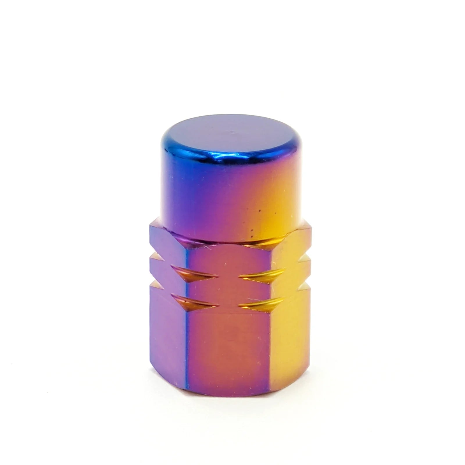 Grade 5 Titanium Car Tire Valve Caps Stem Cover Wheel Rim Nuts Hexagon Screw-On Design  (16 x φ 8.9 mm) Secondary image